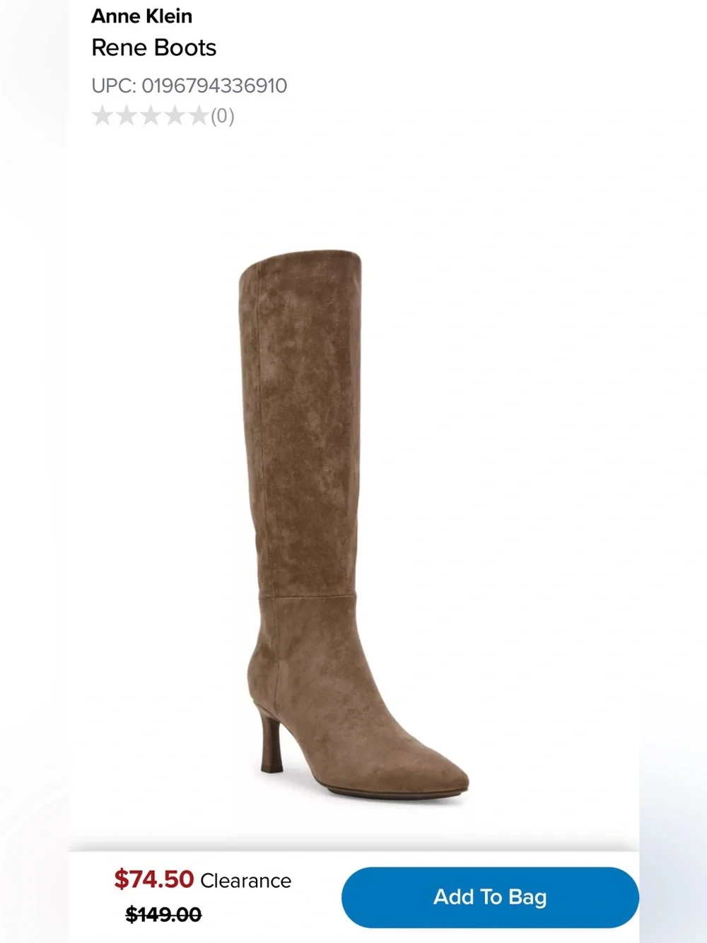 Anne Klein Rene Boots- Truffle